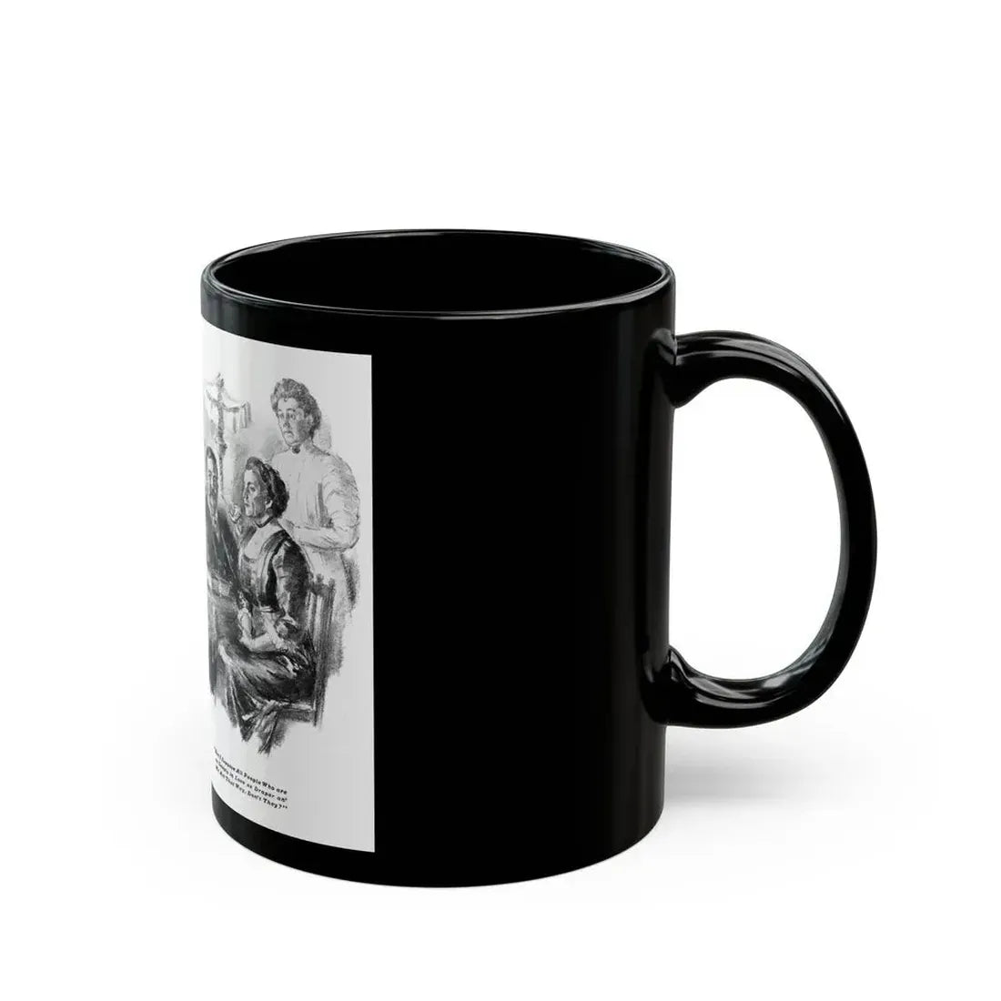 George Brehm illustration - Black Coffee Mug - Go Mug Yourself