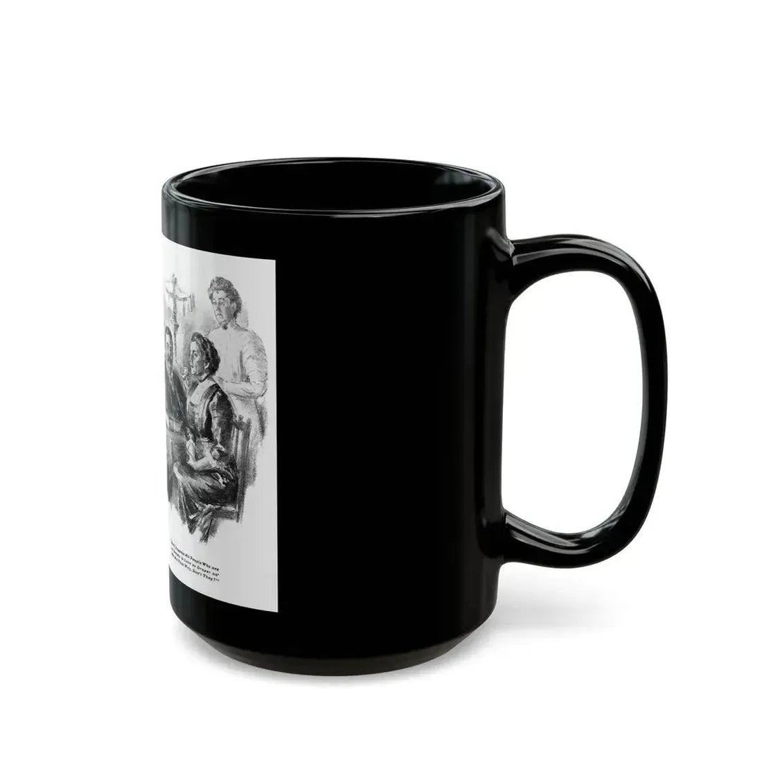 George Brehm illustration - Black Coffee Mug - Go Mug Yourself
