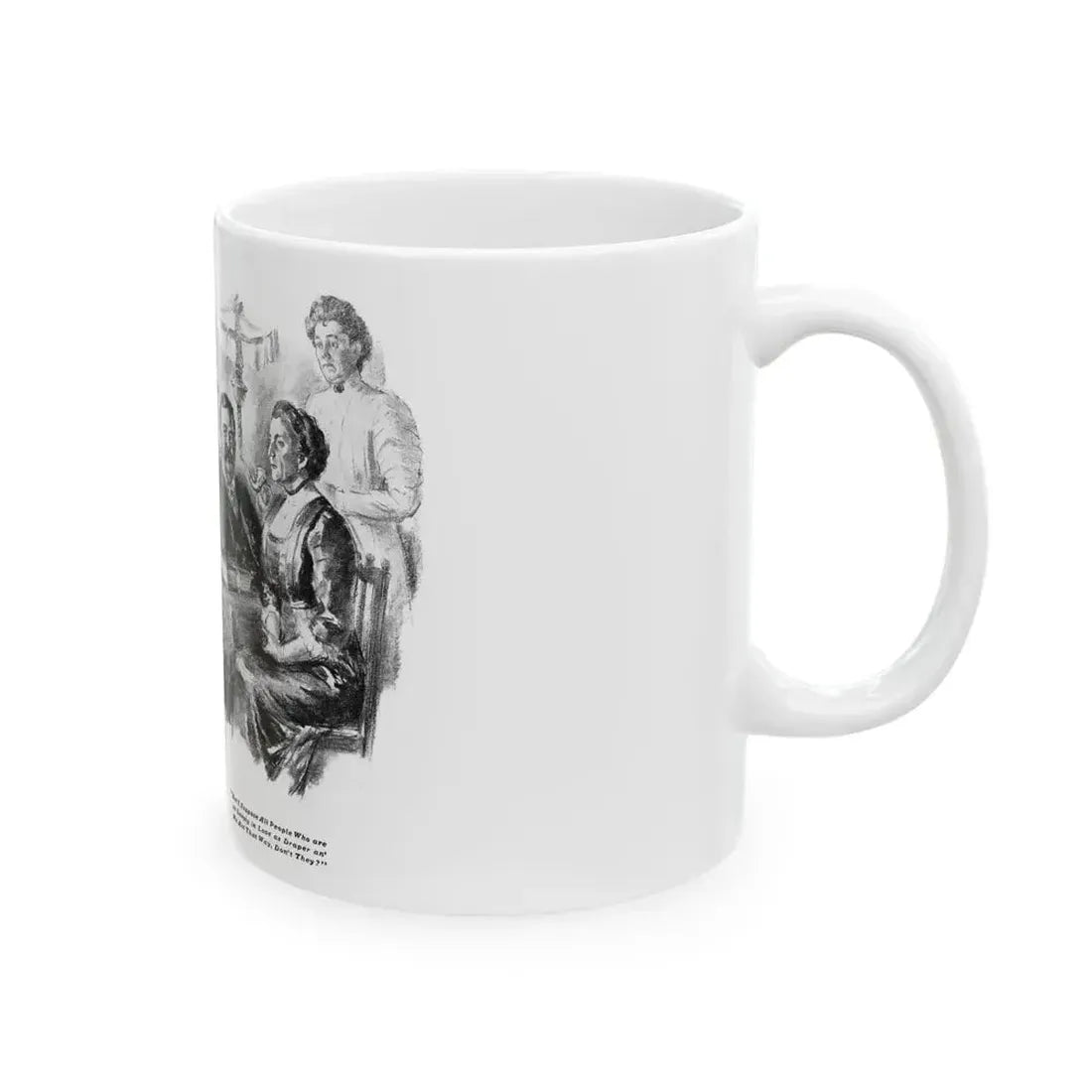 George Brehm illustration - White Coffee Mug - Go Mug Yourself