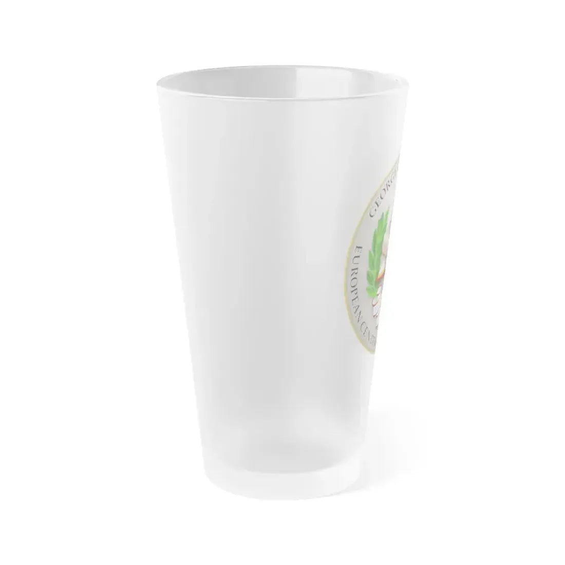 George C Marshall European Center for Security Studies - Frosted Pint Glass 16oz - Go Mug Yourself