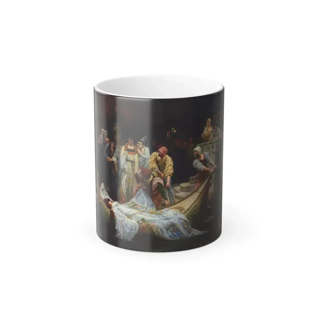 George Edward Robertson (1864-1920) The Lady of Shalott - 1900 - Color Changing Mug 11oz 11oz - Go Mug Yourself