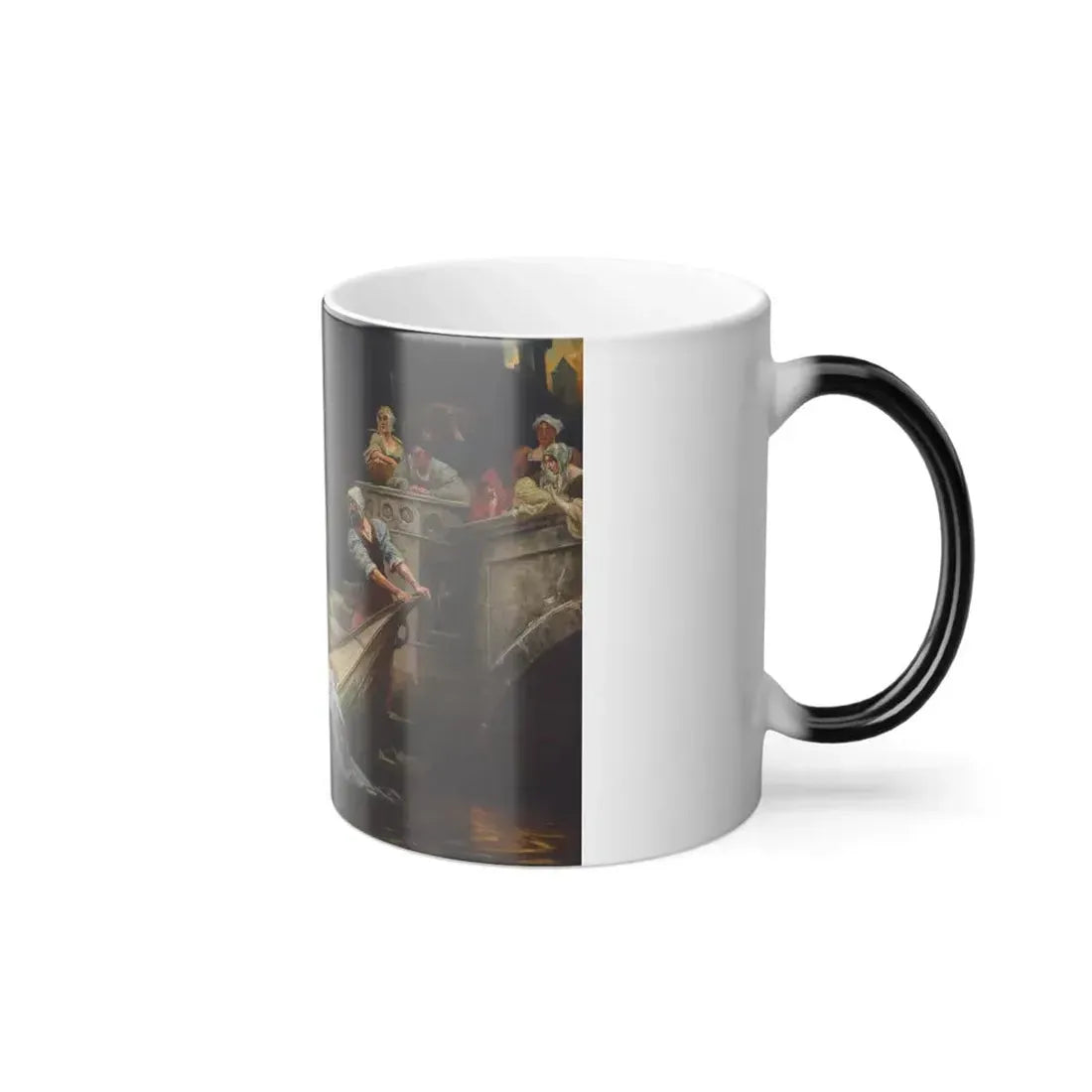 George Edward Robertson (1864-1920) The Lady of Shalott - 1900 - Color Changing Mug 11oz - Go Mug Yourself