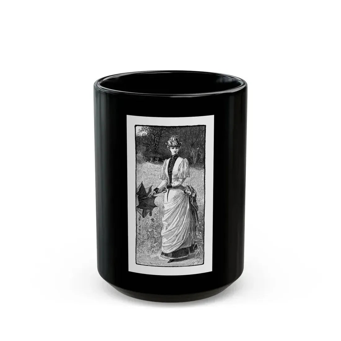 George Fenwick's Schoolfellow, Cassell's Family Magazine, 1885 - Black Coffee Mug 15oz - Go Mug Yourself