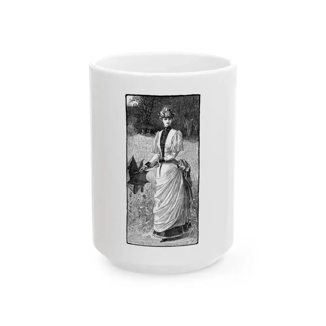 George Fenwick's Schoolfellow, Cassell's Family Magazine, 1885 - White Coffee Mug 15oz - Go Mug Yourself