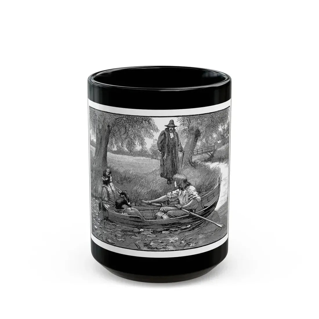 George Freeborn From The Boy's Own Paper, 18th October, 1890 - Black Coffee Mug 15oz - Go Mug Yourself
