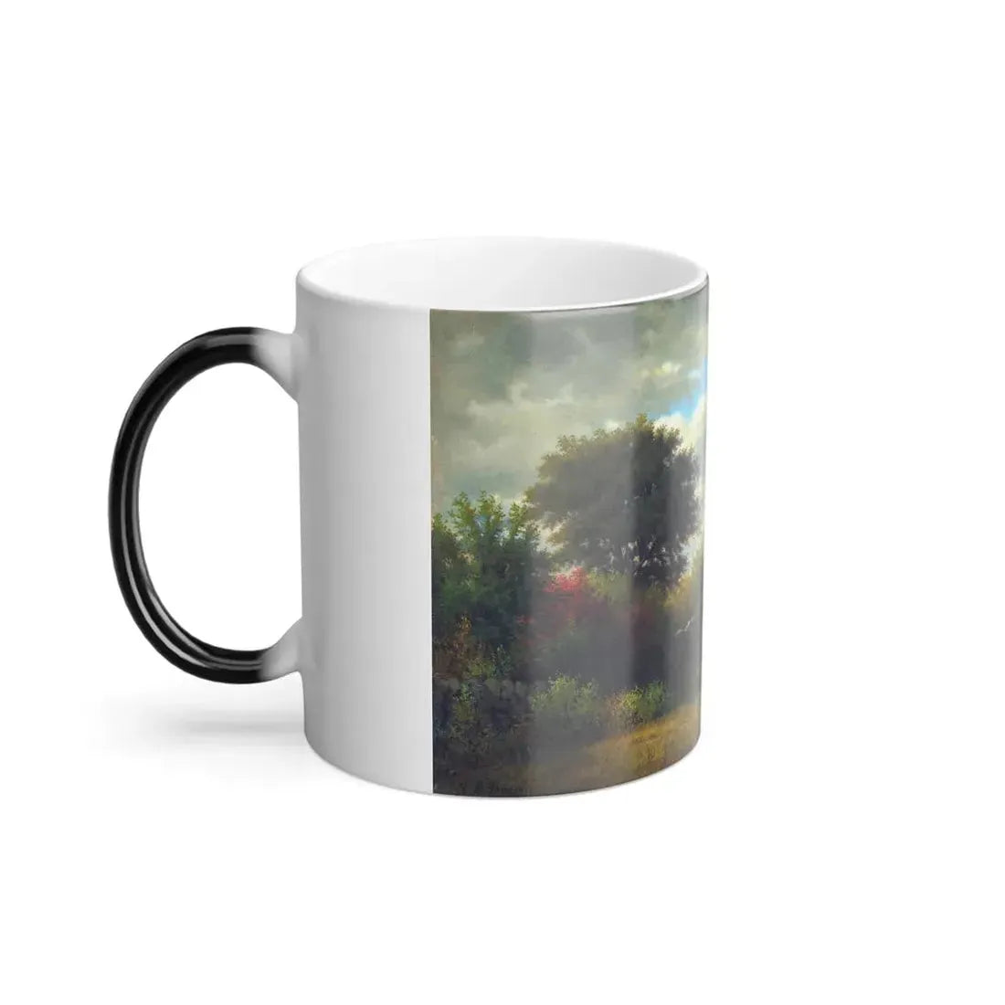 George Inness (1825-1894) Going to Market - oil on canvas c1868 - Color Changing Mug 11oz - Go Mug Yourself