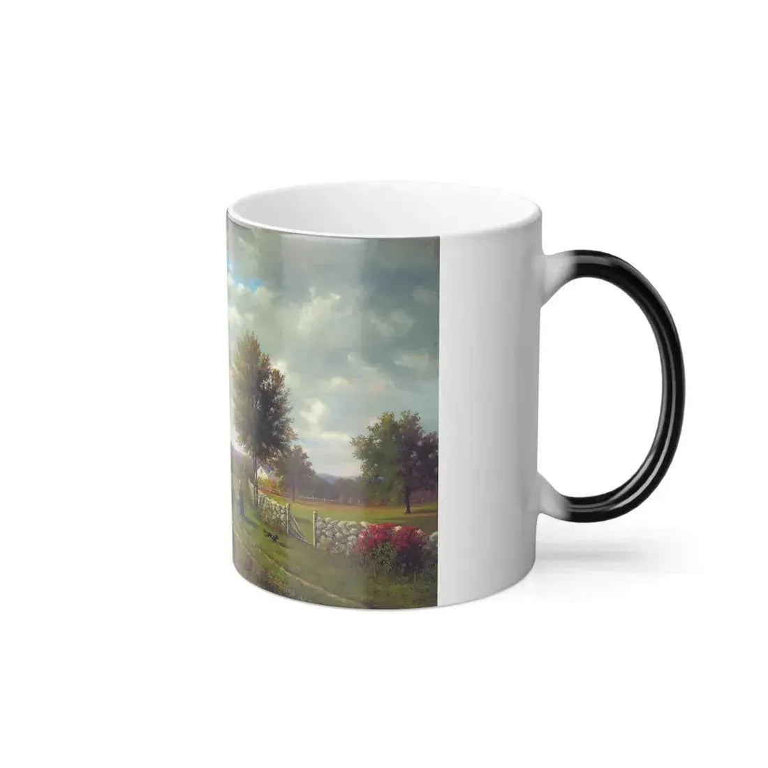George Inness (1825-1894) Going to Market - oil on canvas c1868 - Color Changing Mug 11oz - Go Mug Yourself