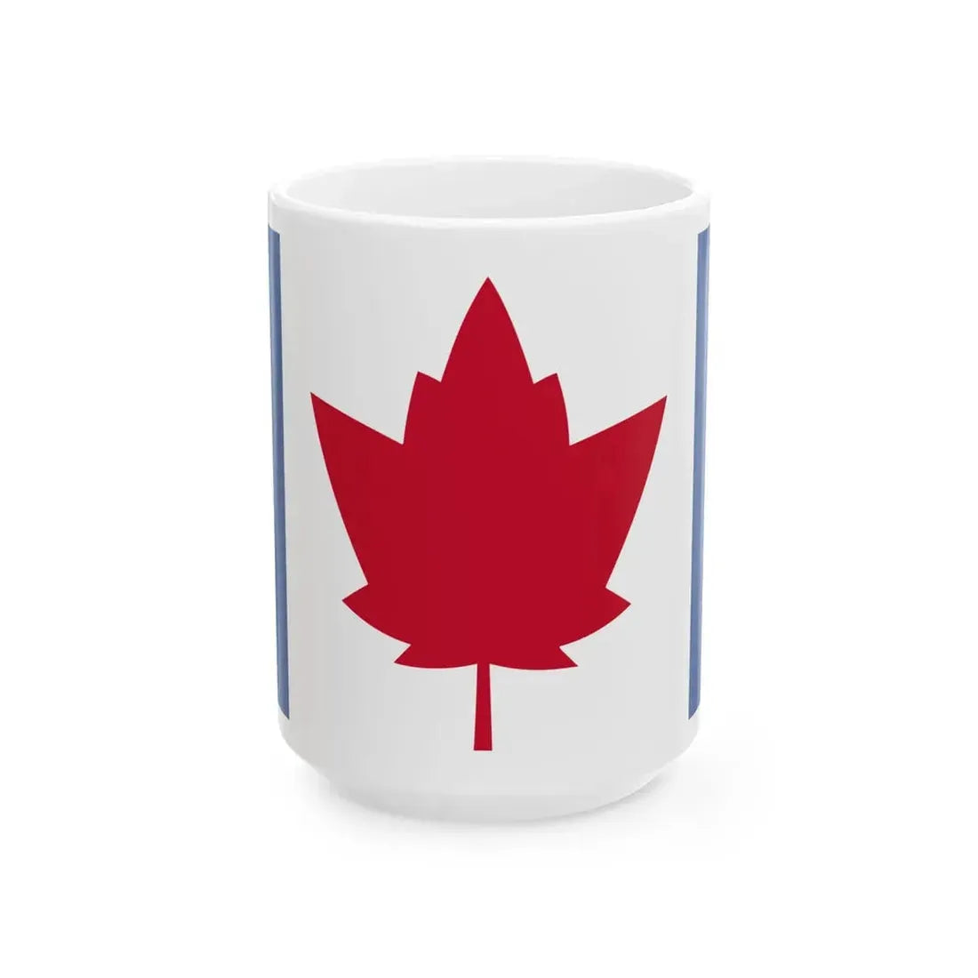 George Matthias Bist Proposal Flag of Canada 1964 (Canada) White Coffee Mug 15oz - Go Mug Yourself