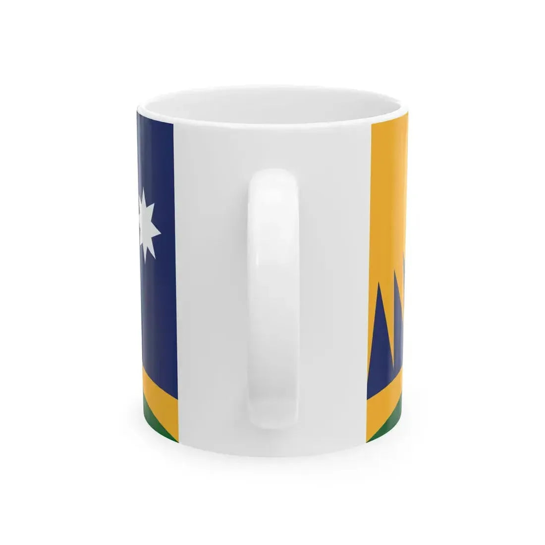 George Poulos Proposal 1993 Australian Flag Proposal (Australia) White Coffee Mug - Go Mug Yourself