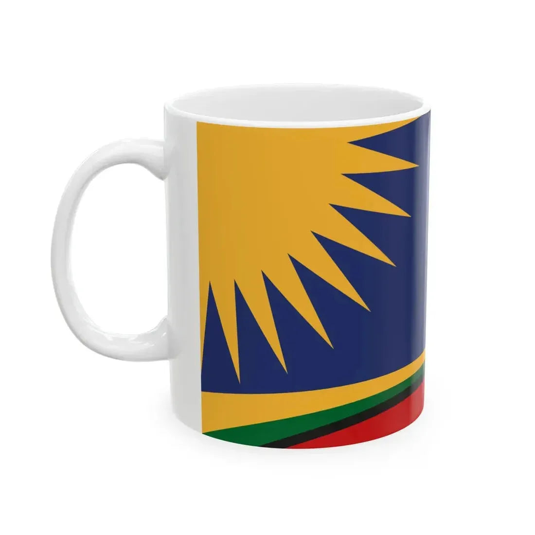 George Poulos Proposal 1993 Australian Flag Proposal (Australia) White Coffee Mug - Go Mug Yourself