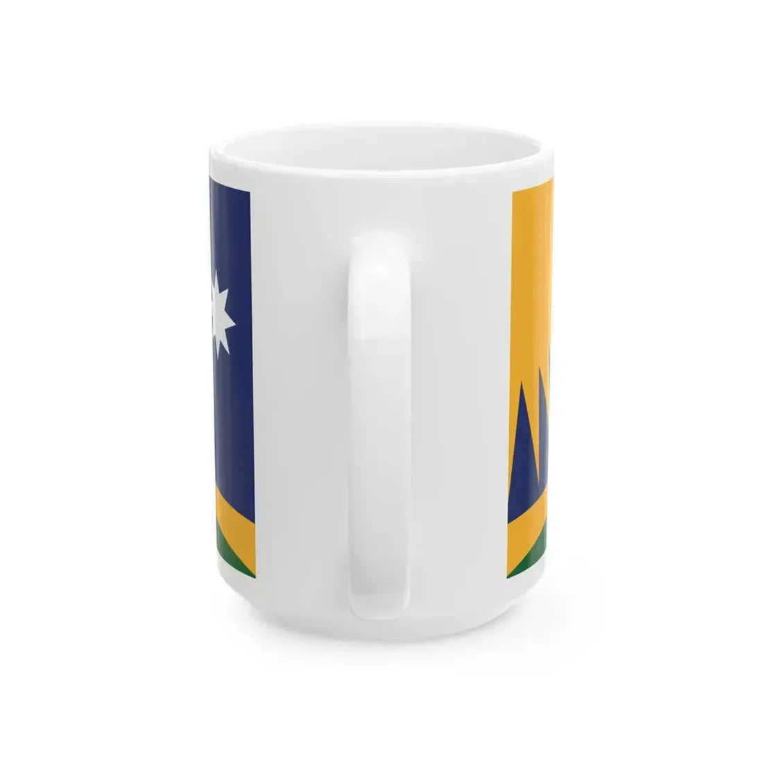 George Poulos Proposal 1993 Australian Flag Proposal (Australia) White Coffee Mug - Go Mug Yourself