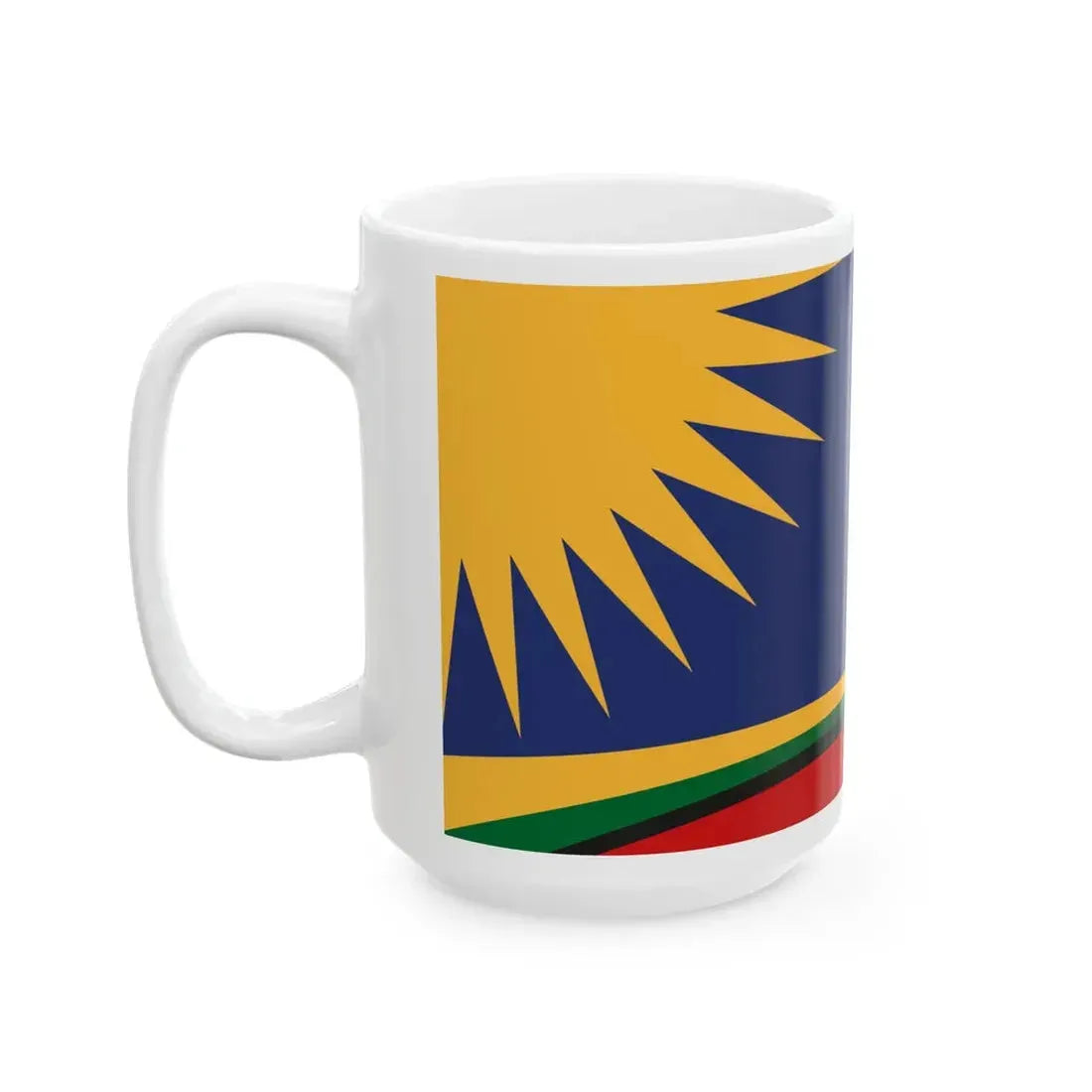 George Poulos Proposal 1993 Australian Flag Proposal (Australia) White Coffee Mug - Go Mug Yourself