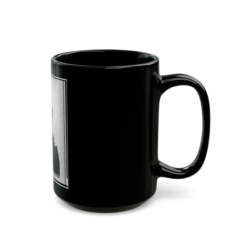 George R. Latham, Colonel, 5th W. Va. Cav., Head-And-Shoulders Portrait, Facing Slightly Left, In Union Uniform (U.S. Civil War) Black Coffee Mug - Go Mug Yourself