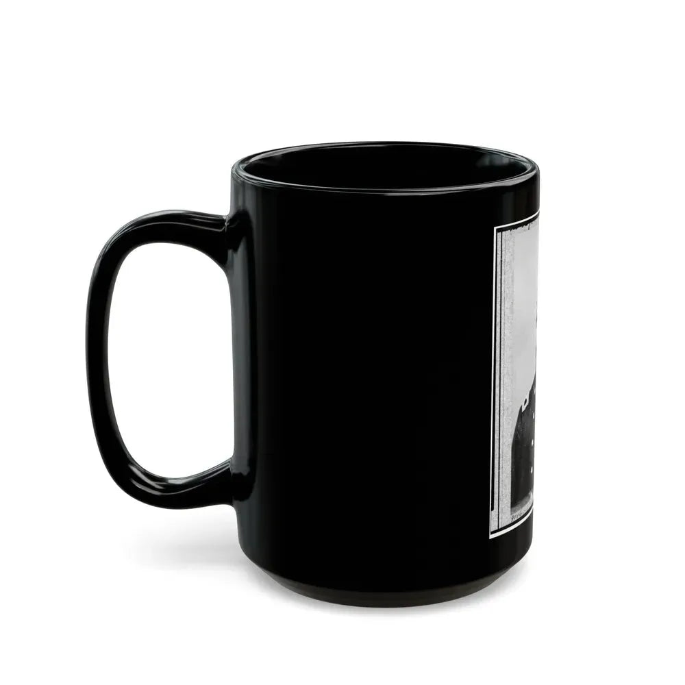 George R. Latham, Colonel, 5th W. Va. Cav., Head-And-Shoulders Portrait, Facing Slightly Left, In Union Uniform (U.S. Civil War) Black Coffee Mug - Go Mug Yourself