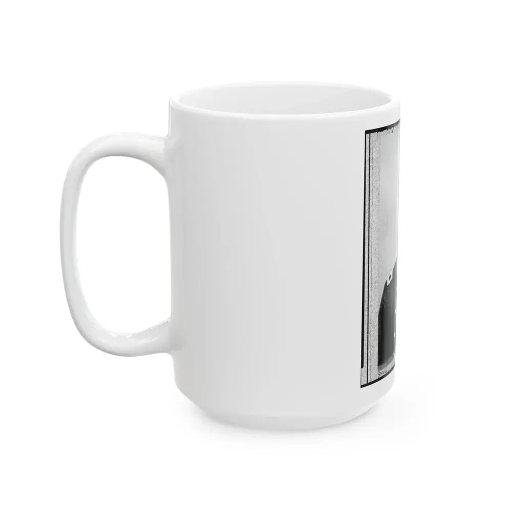 George R. Latham, Colonel, 5th W. Va. Cav., Head-And-Shoulders Portrait, Facing Slightly Left, In Union Uniform (U.S. Civil War) White Coffee Mug - Go Mug Yourself