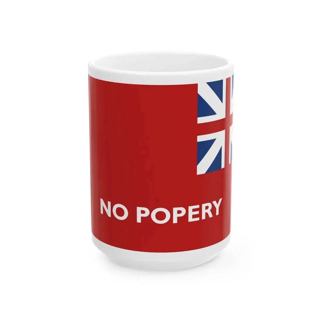 George Rex flag reverse (United States) White Coffee Mug 15oz - Go Mug Yourself
