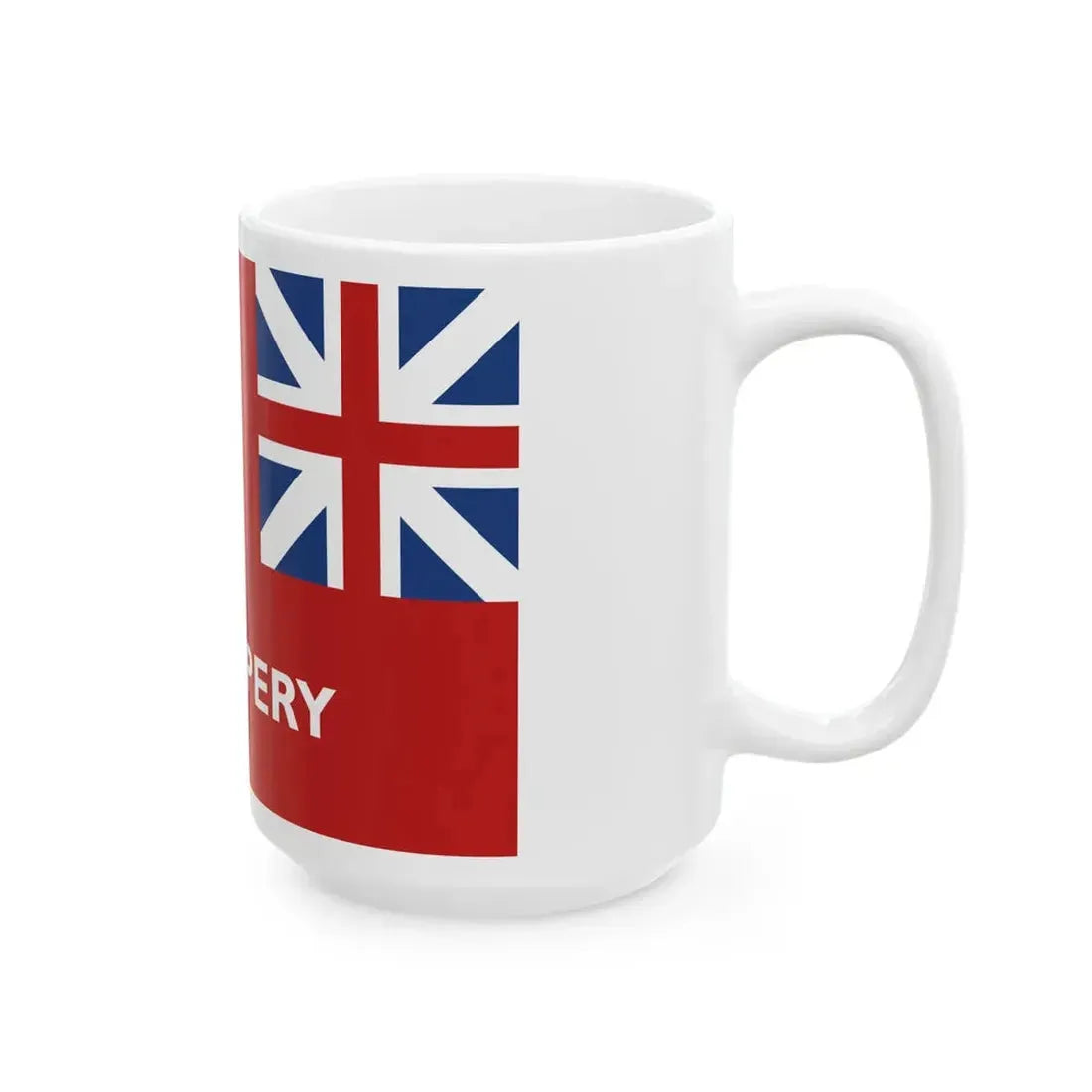 George Rex flag reverse (United States) White Coffee Mug - Go Mug Yourself