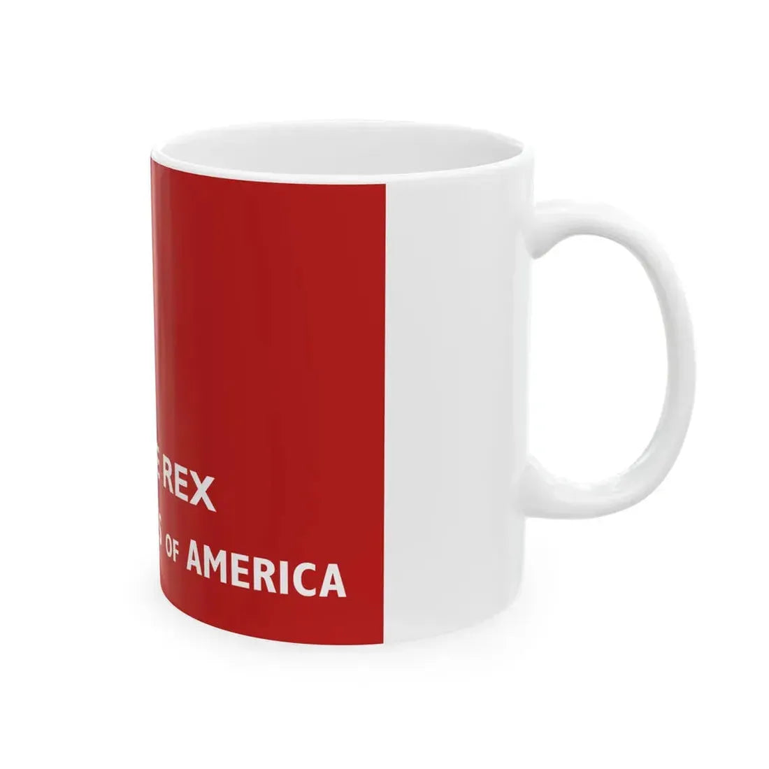 George Rex flag (United States) White Coffee Mug - Go Mug Yourself