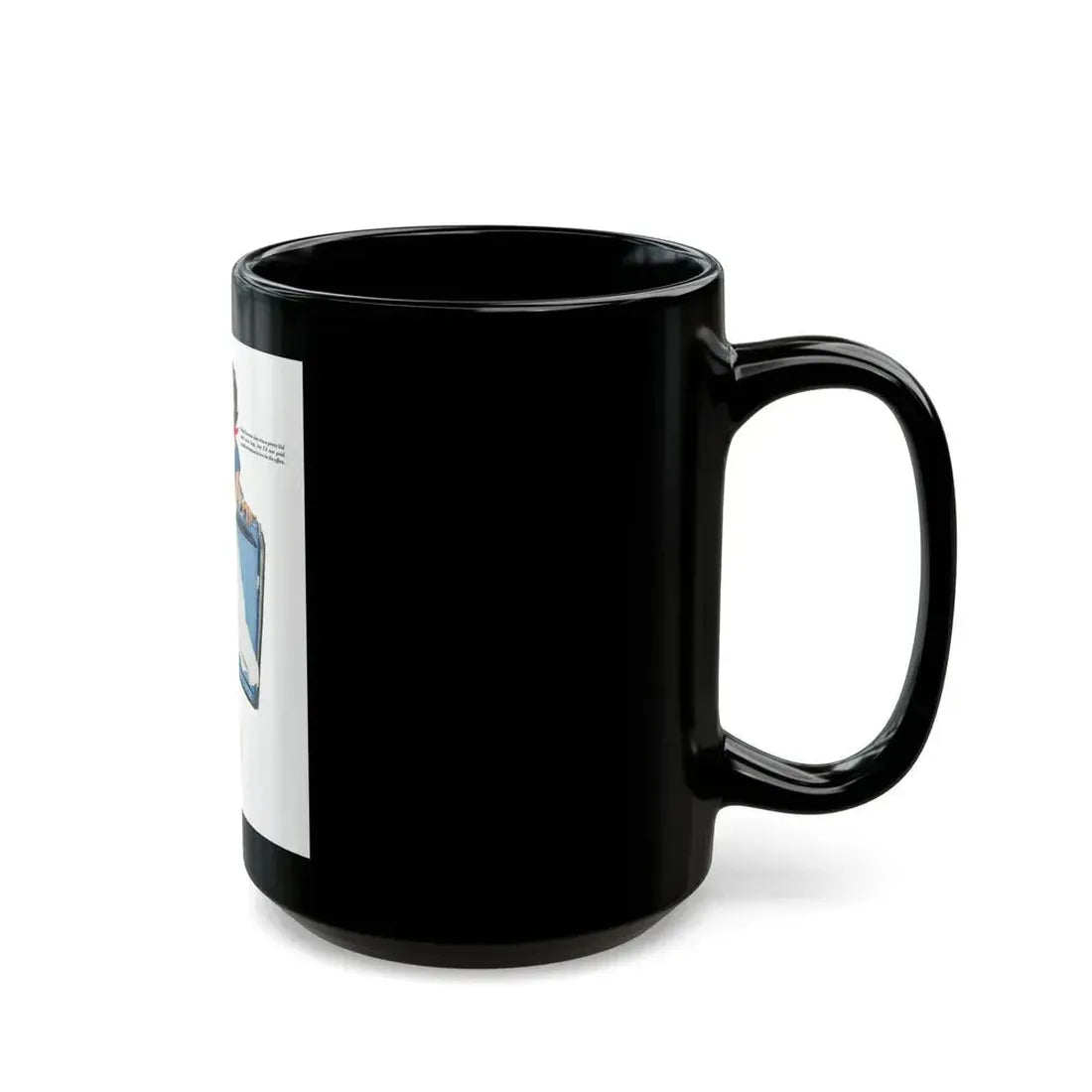 George's Girl, Redbook, January 1950 - Black Coffee Mug - Go Mug Yourself