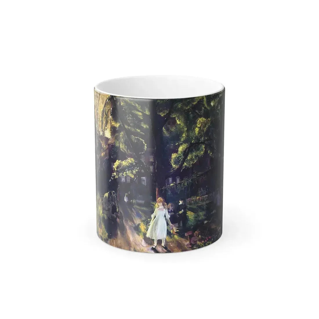 George Wesley Bellows (1882-1925) Gramercy Park - Color Changing Mug 11oz 11oz - Go Mug Yourself
