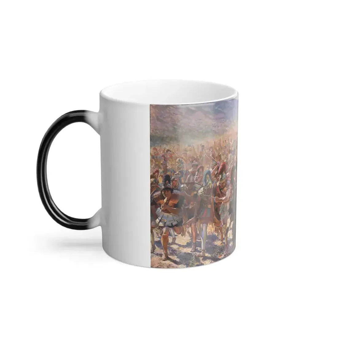 Georges Antoine Rochegrosse (1859-1938) Ancient Warriors - Color Changing Mug 11oz - Go Mug Yourself