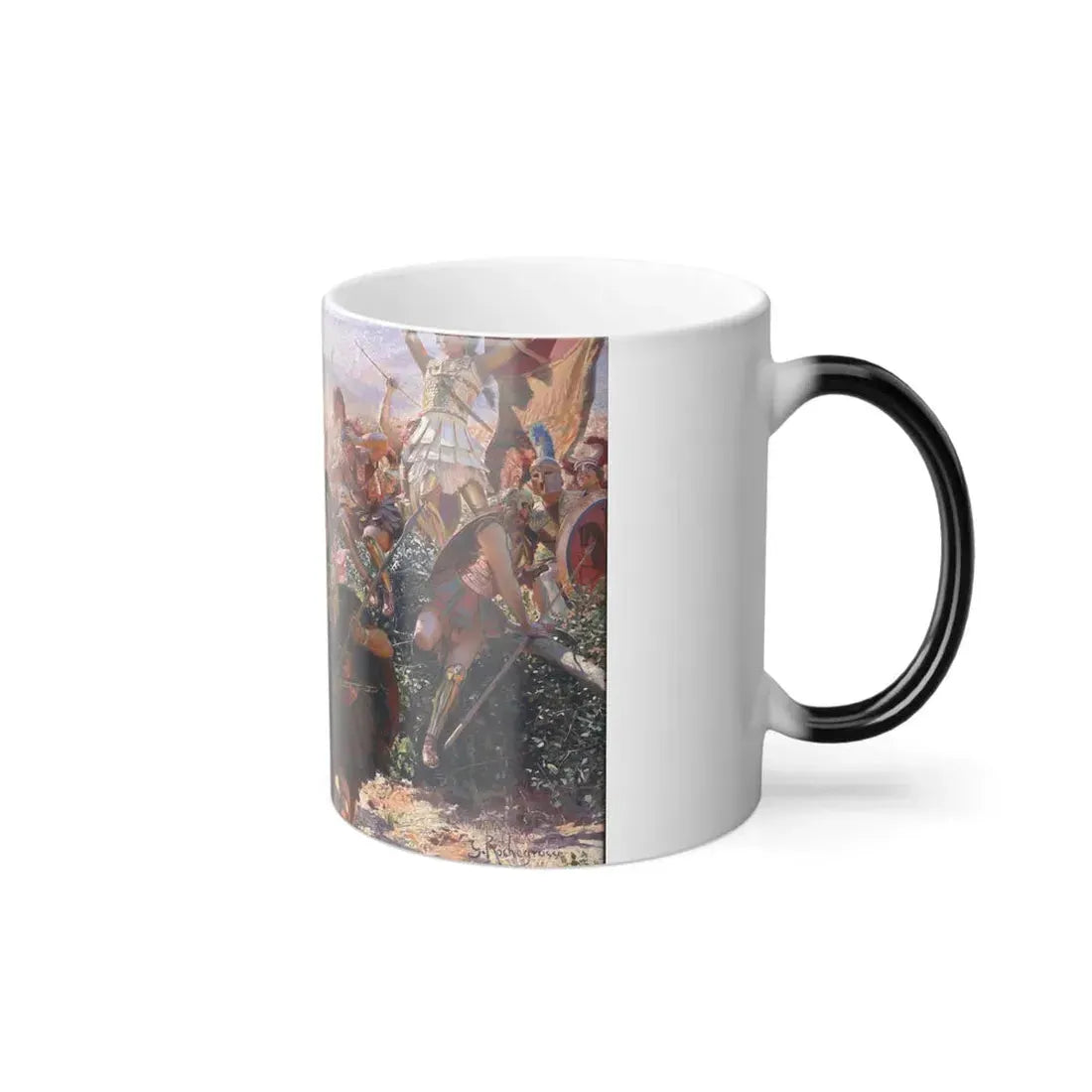 Georges Antoine Rochegrosse (1859-1938) Ancient Warriors - Color Changing Mug 11oz - Go Mug Yourself