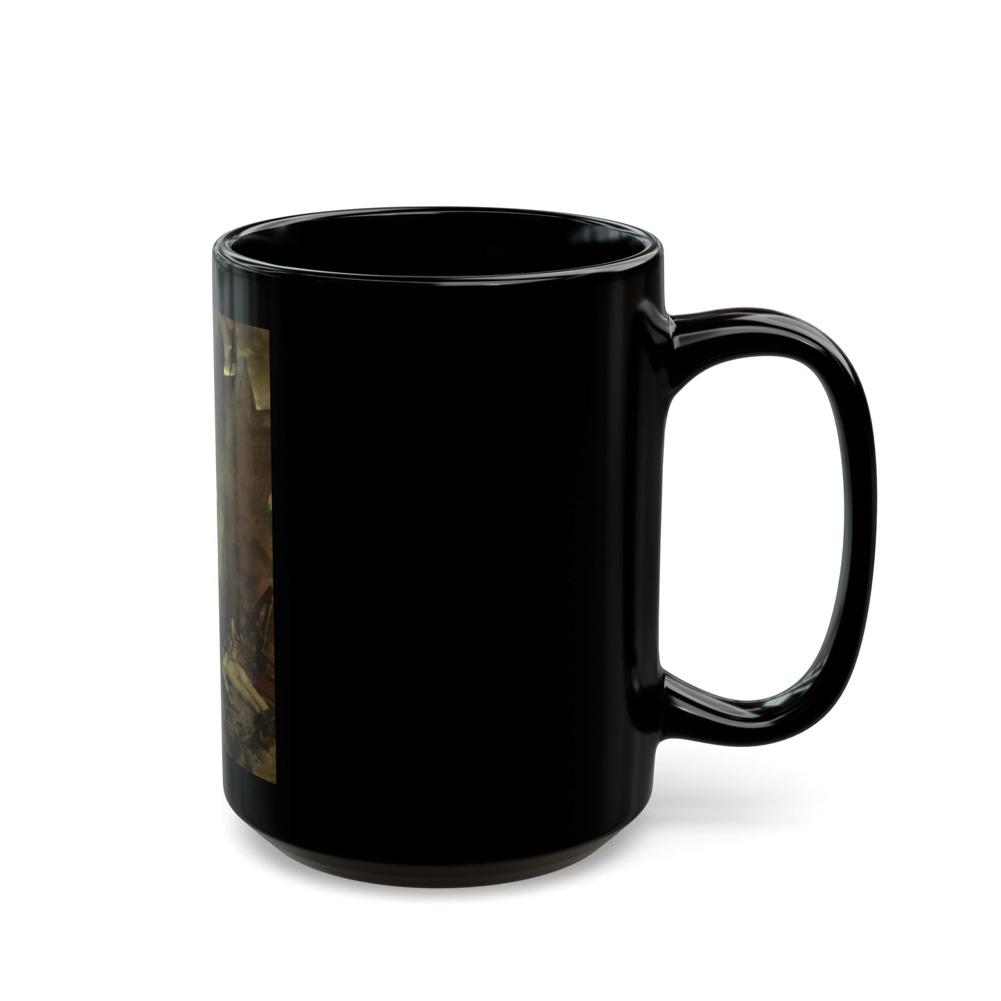 Georges Antoine Rochegrosse (1859-1938) Andromache - 1883 - Black Coffee Mug-Go Mug Yourself