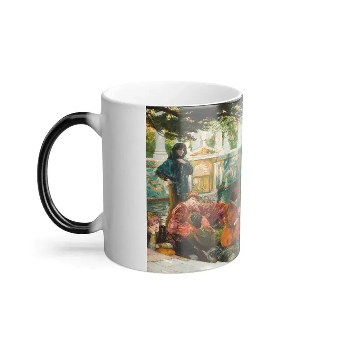 Georges Antoine Rochegrosse (1859-1938) The Bath of Theodora - Color Changing Mug 11oz - Go Mug Yourself
