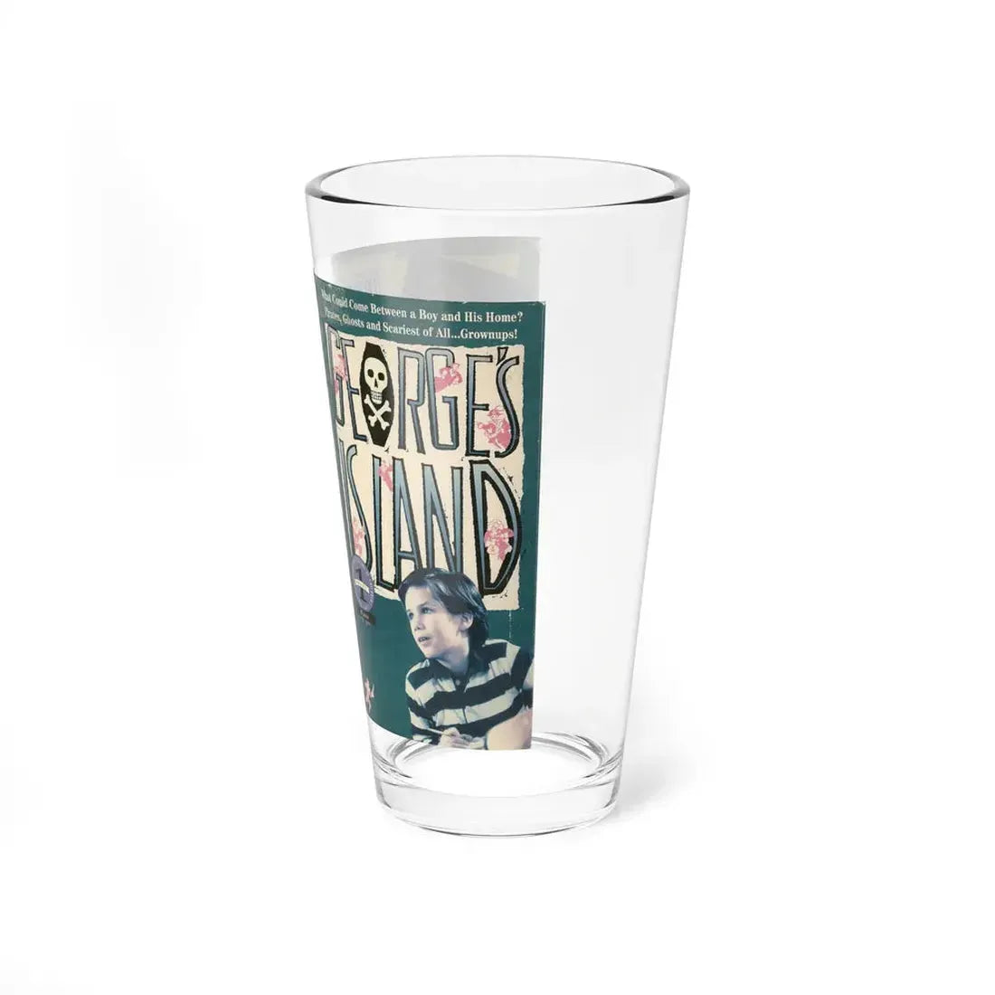 GEORGES ISLAND (VHS COVER) Pint Glass 16oz - Go Mug Yourself