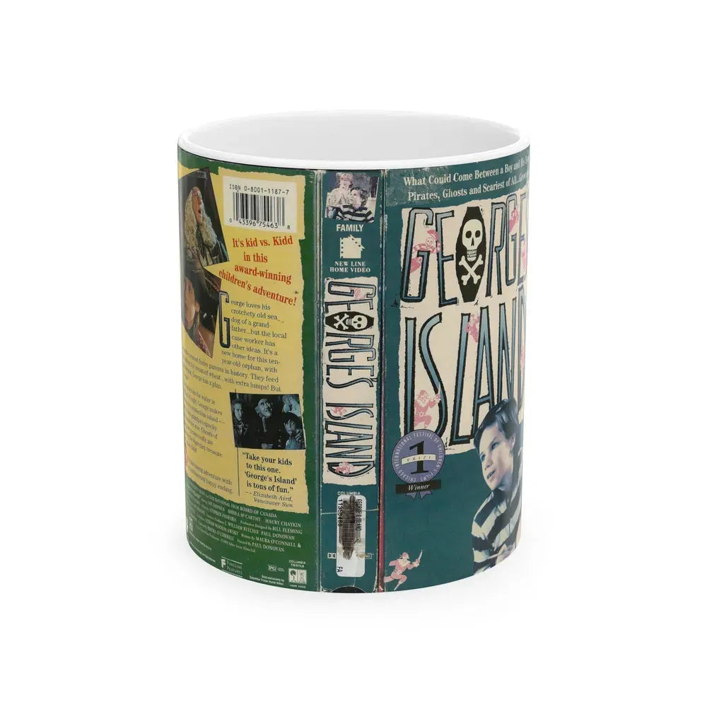 GEORGES ISLAND (VHS COVER) - White Coffee Mug 11oz - Go Mug Yourself