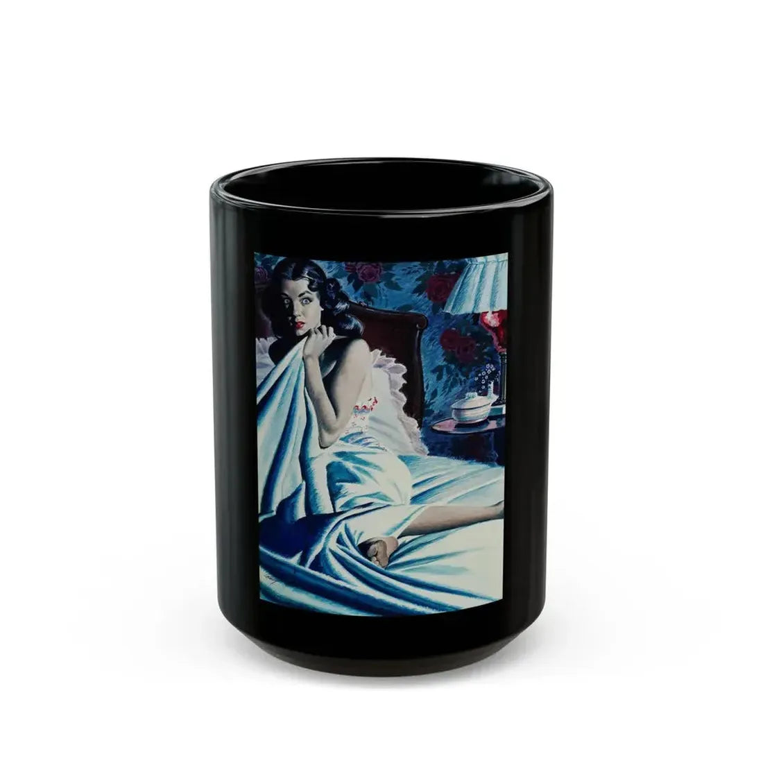 Georgetown Heights, story illustration - Black Coffee Mug 15oz - Go Mug Yourself