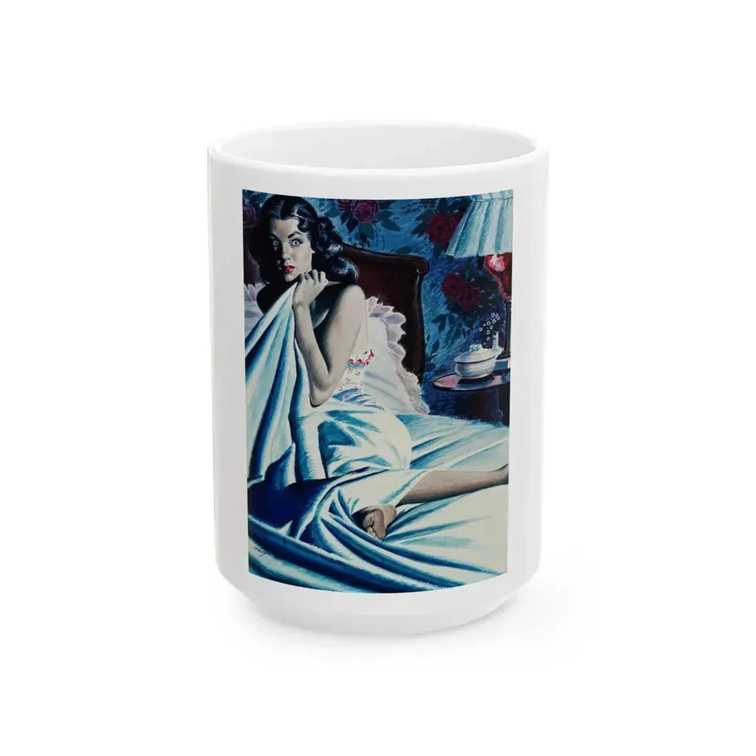 Georgetown Heights, story illustration - White Coffee Mug 15oz - Go Mug Yourself