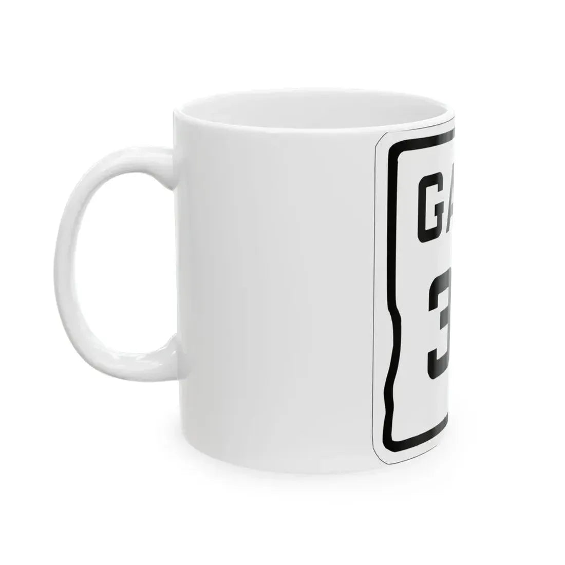 Georgia 3W 1920 (Georgia) (Road Sign) White Coffee Mug - Go Mug Yourself