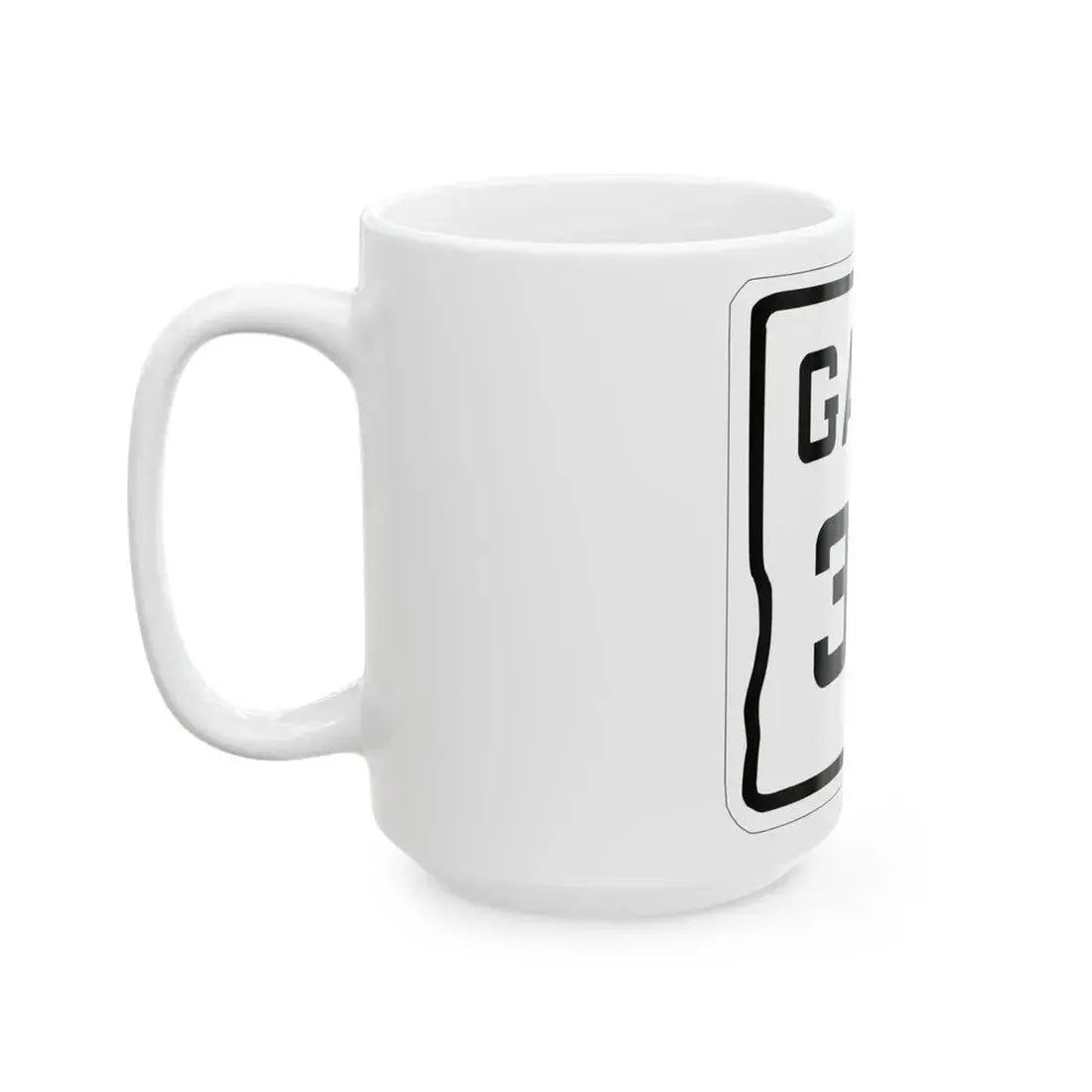 Georgia 3W 1920 (Georgia) (Road Sign) White Coffee Mug - Go Mug Yourself