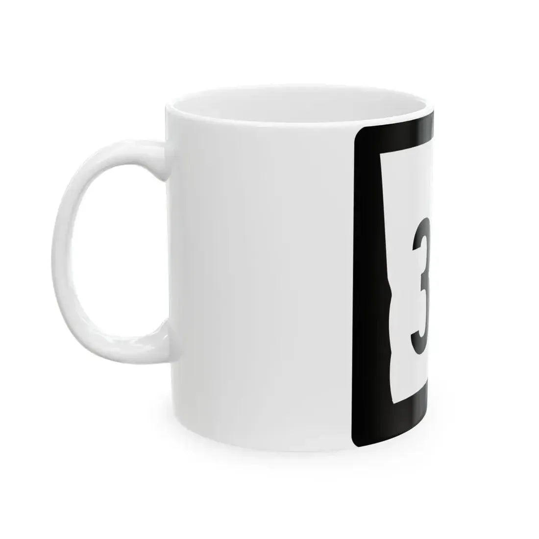 Georgia 3W (Georgia) (Road Sign) White Coffee Mug - Go Mug Yourself