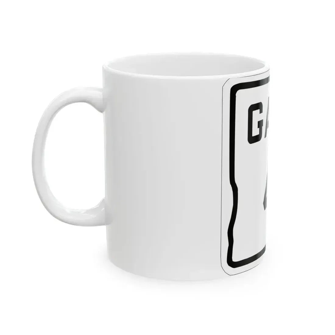 Georgia 4 1920 (Georgia) (Road Sign) White Coffee Mug - Go Mug Yourself