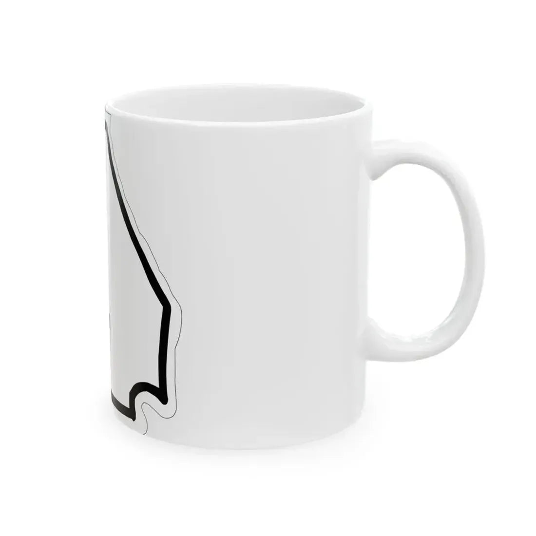 Georgia 4 1920 (Georgia) (Road Sign) White Coffee Mug - Go Mug Yourself