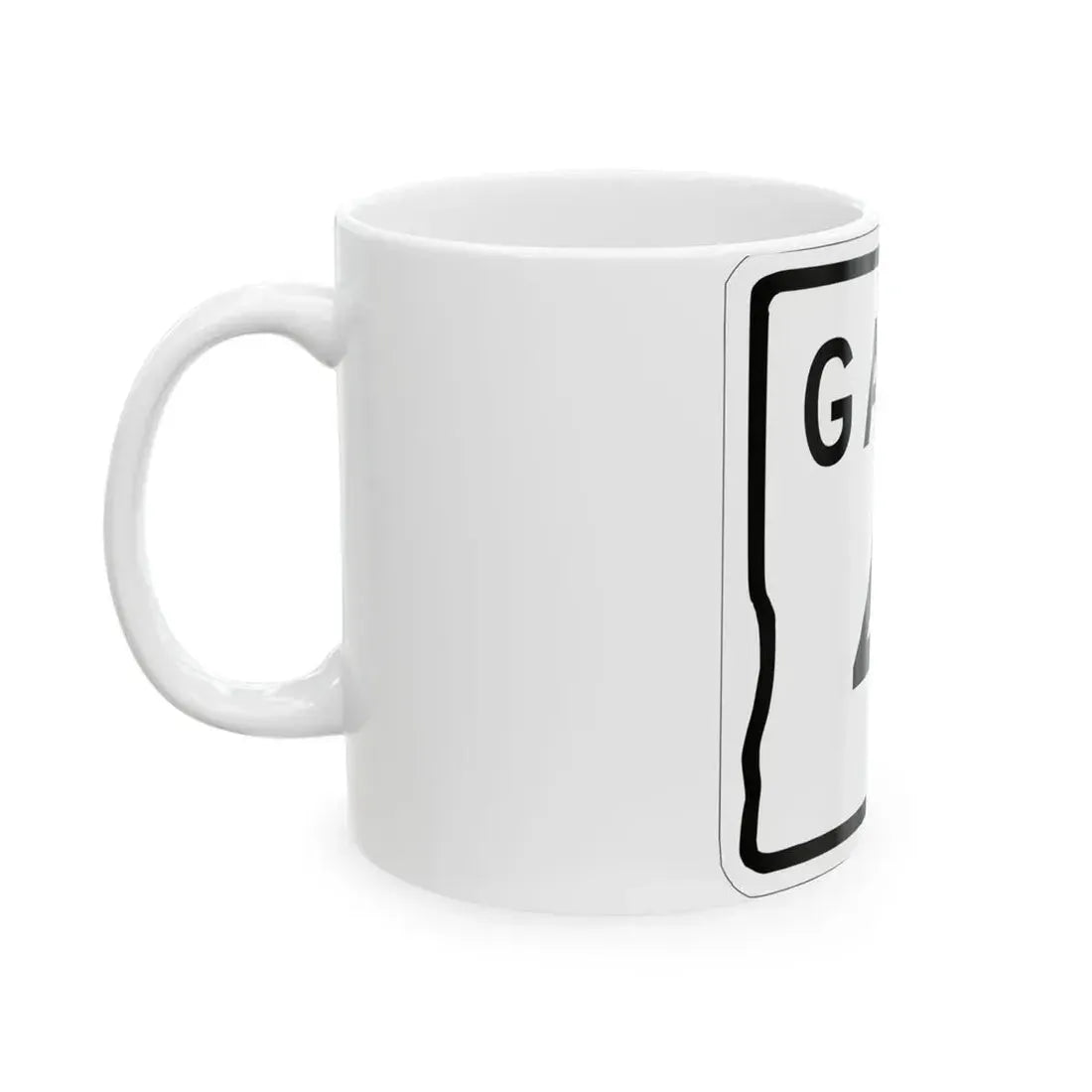 Georgia 4 1948 (Georgia) (Road Sign) White Coffee Mug - Go Mug Yourself