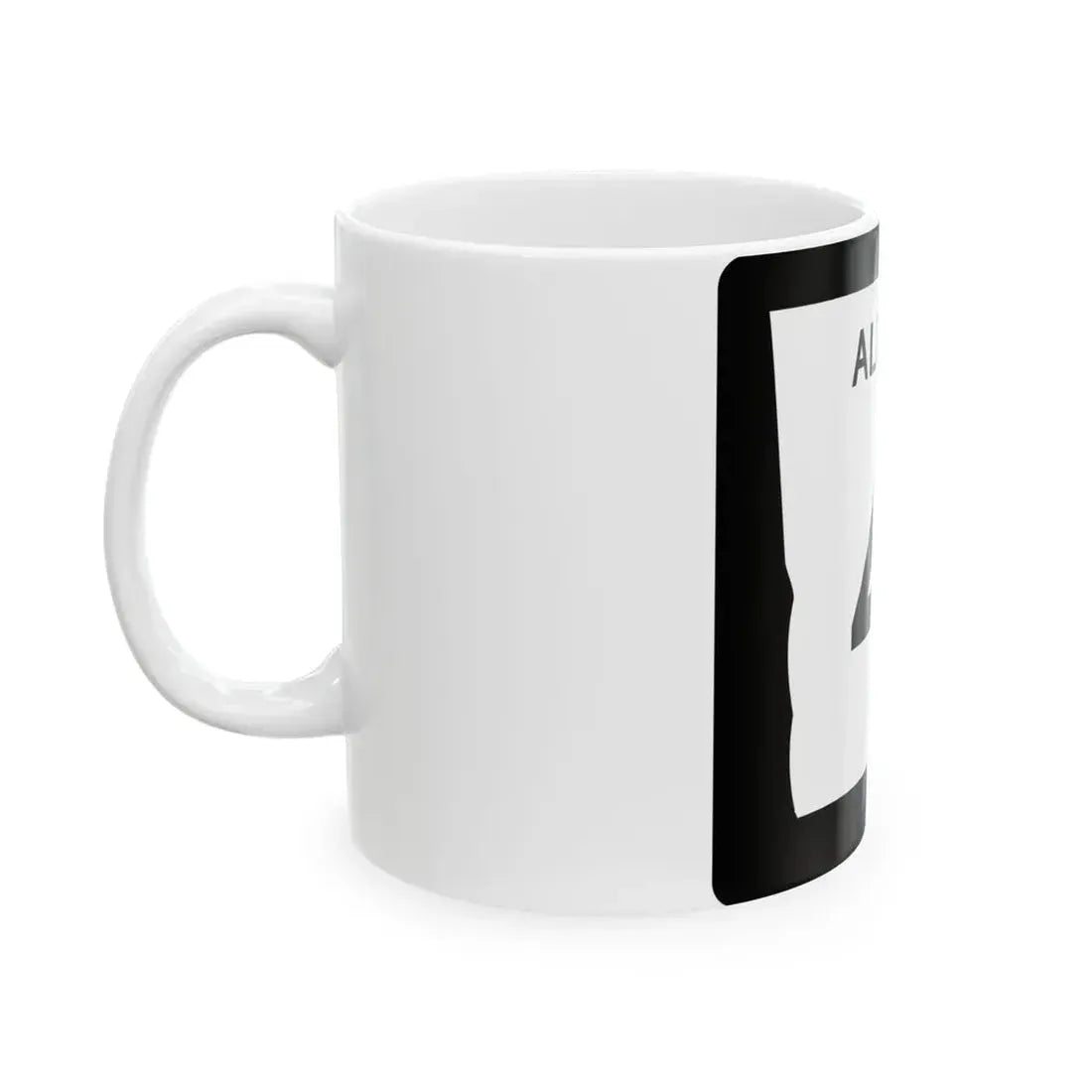 Georgia 4 Alternate (Georgia) (Road Sign) White Coffee Mug - Go Mug Yourself