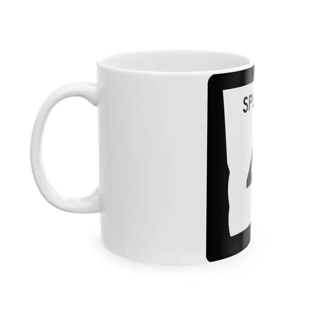 Georgia 4 Spur (Georgia) (Road Sign) White Coffee Mug - Go Mug Yourself