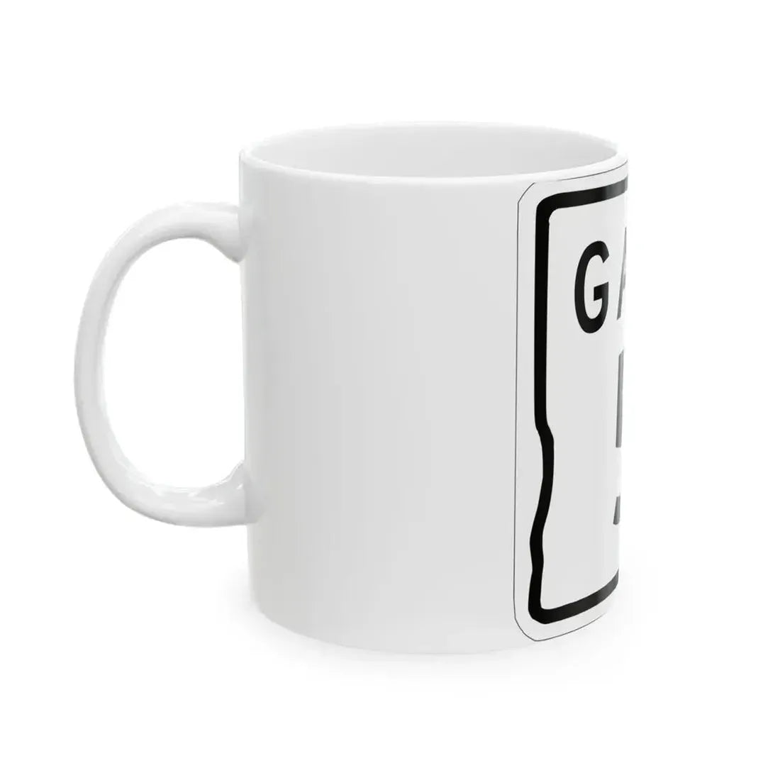 Georgia 5 1948 (Georgia) (Road Sign) White Coffee Mug - Go Mug Yourself