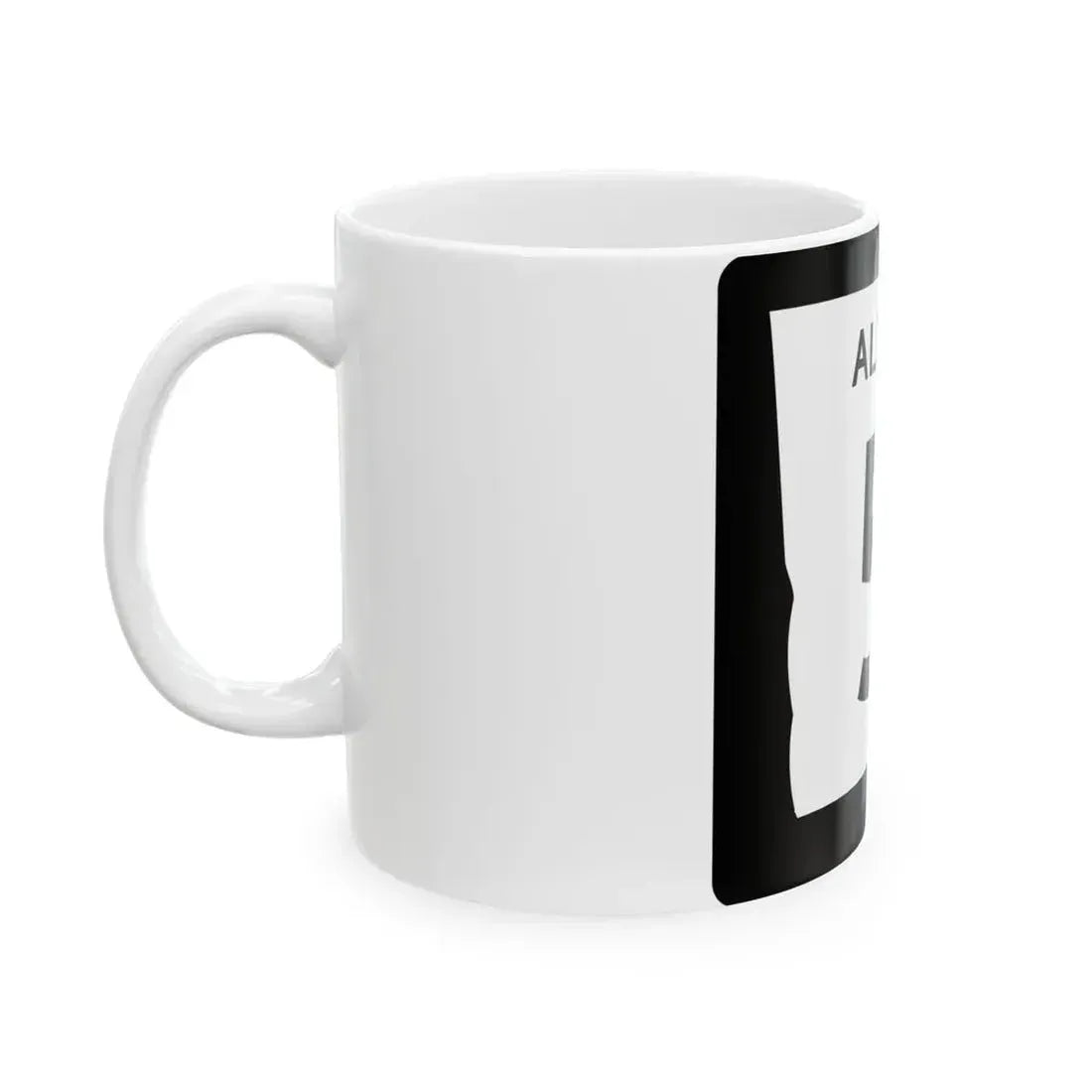 Georgia 5 Alternate (Georgia) (Road Sign) White Coffee Mug - Go Mug Yourself