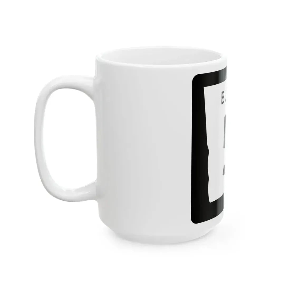 Georgia 5 Business (Georgia) (Road Sign) White Coffee Mug - Go Mug Yourself