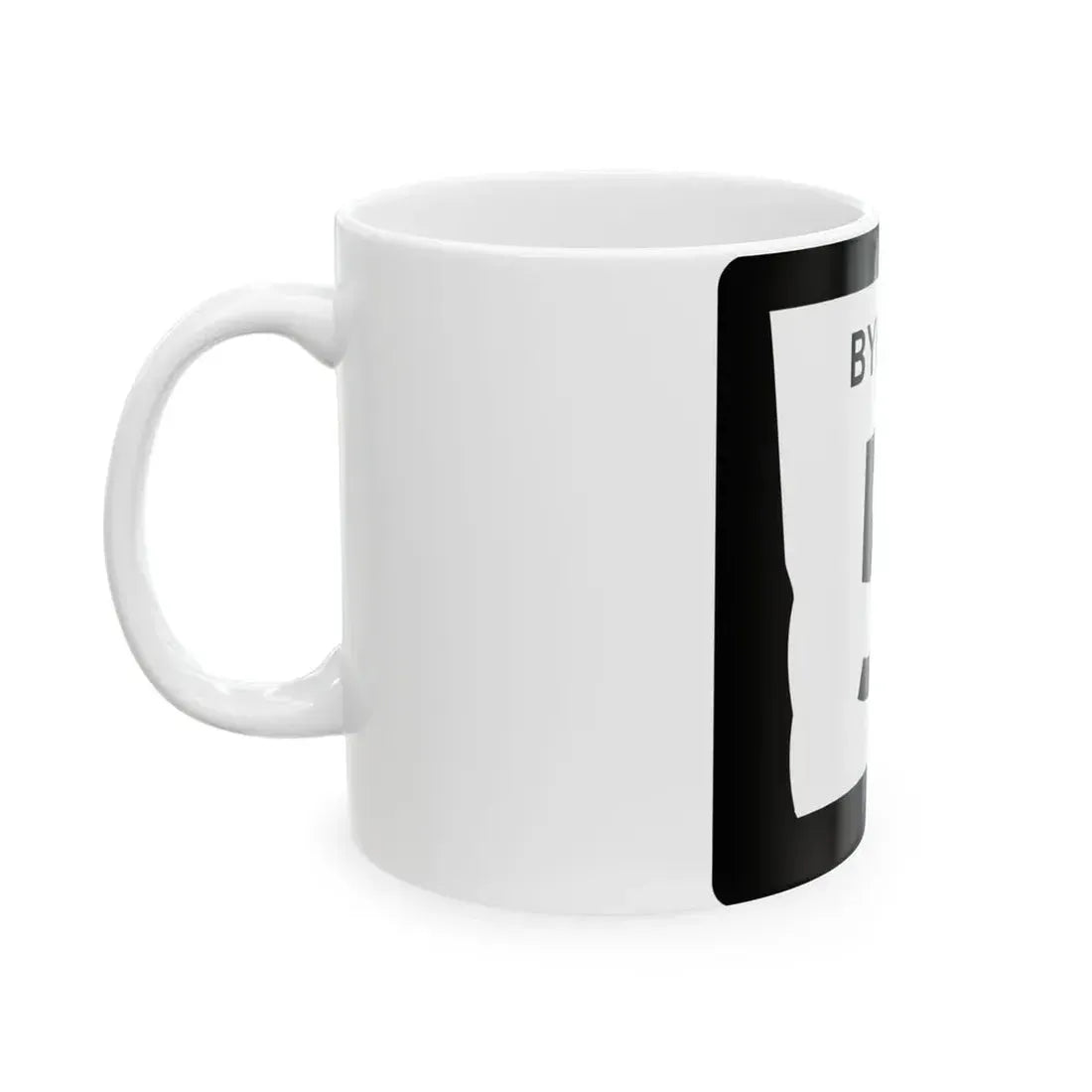 Georgia 5 Bypass (Georgia) (Road Sign) White Coffee Mug - Go Mug Yourself