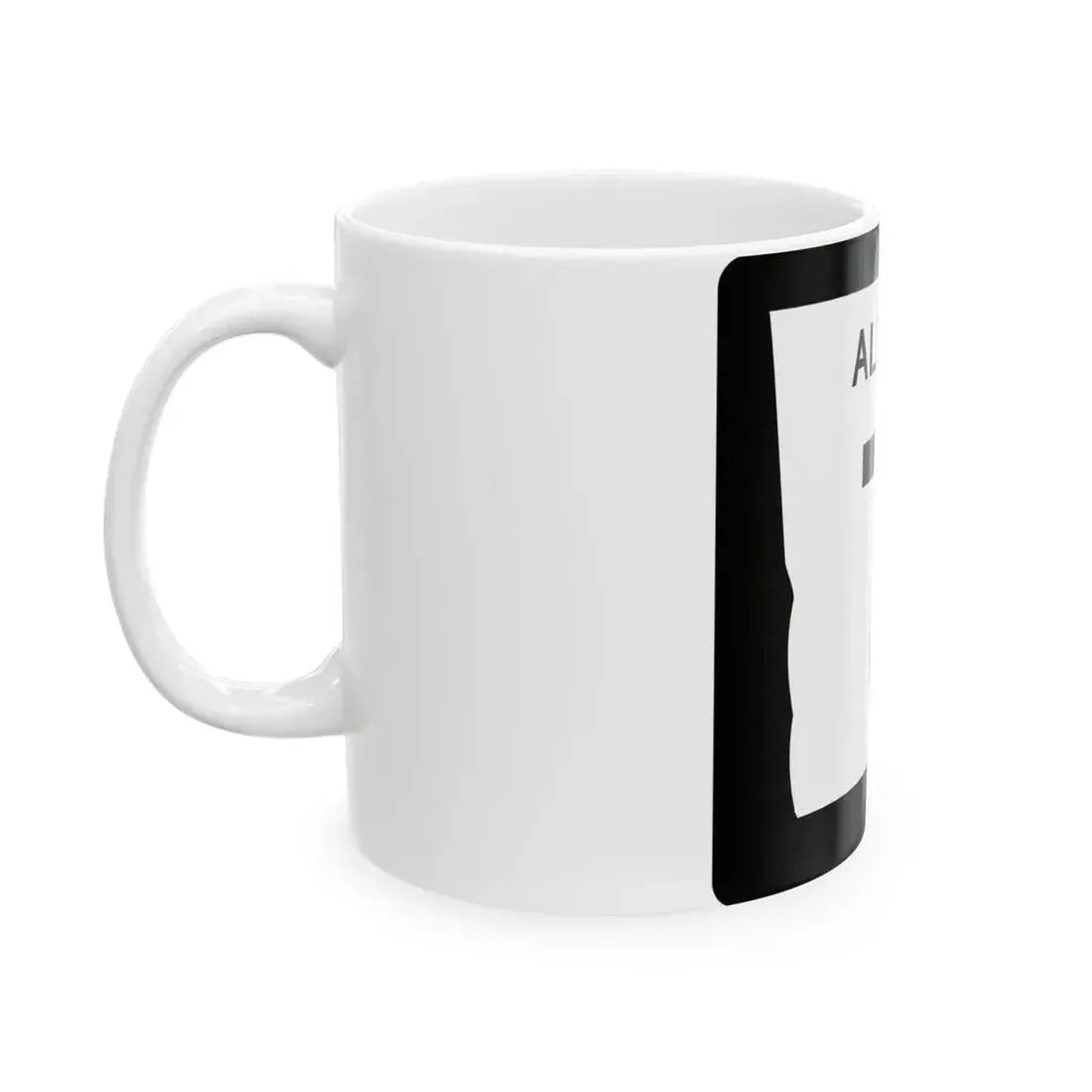 Georgia 7 Alternate (Georgia) (Road Sign) White Coffee Mug - Go Mug Yourself