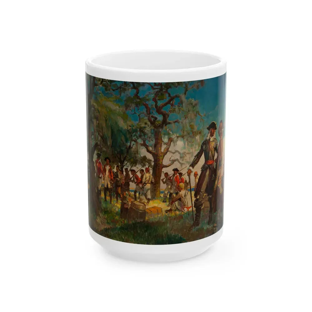 Georgia, Blue Book magazine cover, July 1948 - White Coffee Mug 15oz - Go Mug Yourself