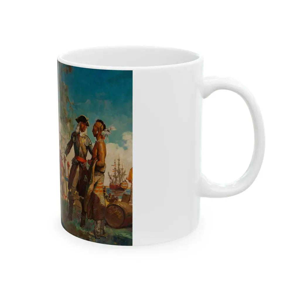 Georgia, Blue Book magazine cover, July 1948 - White Coffee Mug - Go Mug Yourself