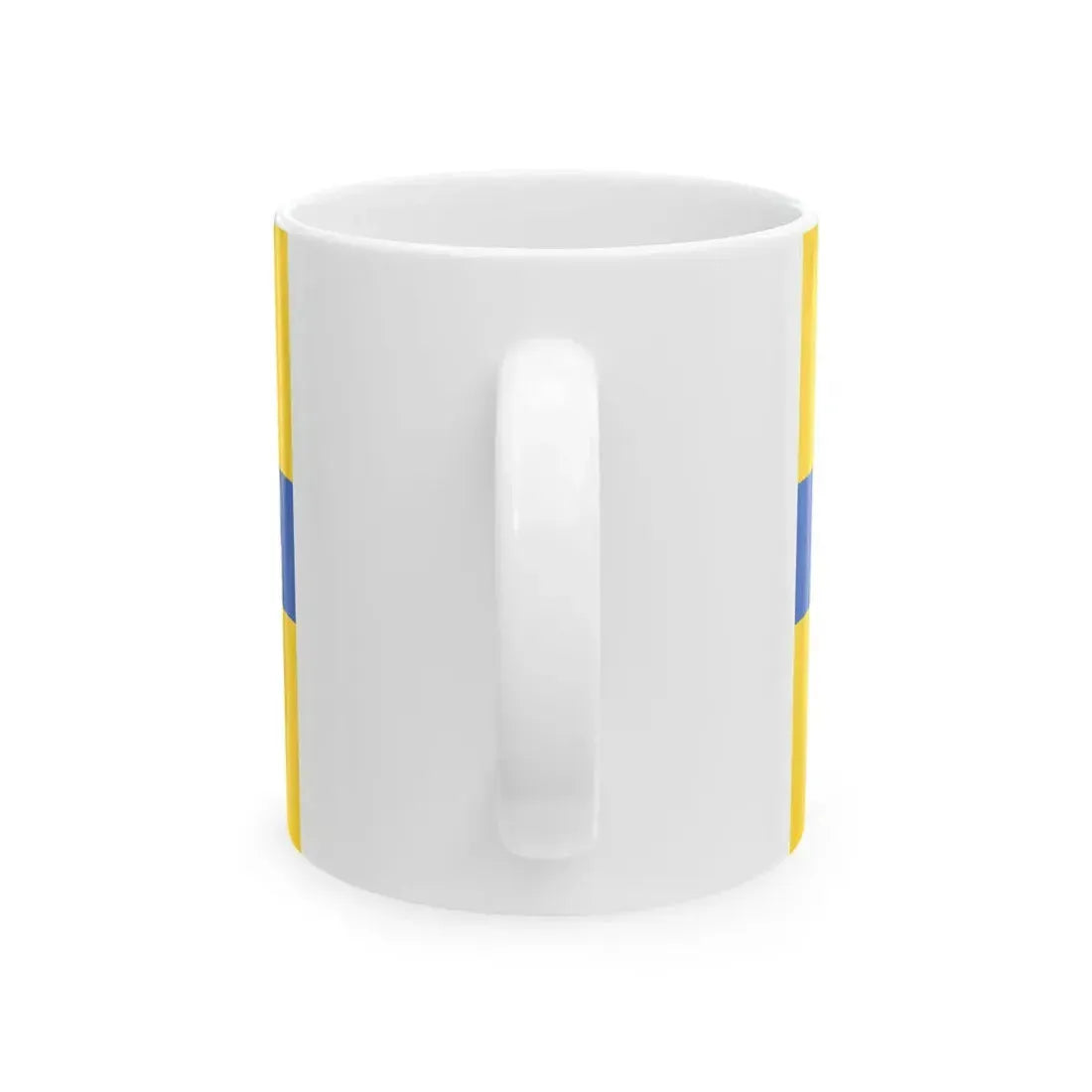 Georgian anti Russo-Ukrainian war flag (Georgia) White Coffee Mug - Go Mug Yourself