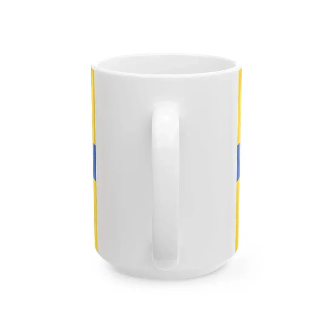 Georgian anti Russo-Ukrainian war flag (Georgia) White Coffee Mug - Go Mug Yourself