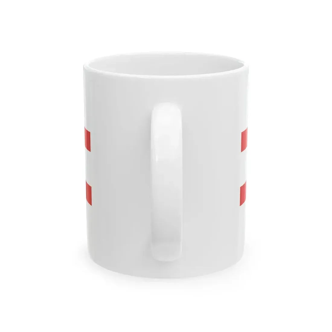 Georgian flag roundel (Georgia) White Coffee Mug - Go Mug Yourself